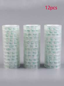 1/48卷透明文具胶带，小号胶带，小碎花图案胶带。这是一款办公及学生文具胶带，适合办公室和学校使用。