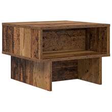 vidaXL Table basse Bois ancien 48 x 46 x 35 cm Bois d'ingénierie - Tabac - Voir 7