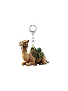 Camel & Rider Acrylic Keychain With 2d Flat, - Arabian Desert Themed Collectible With Interlocking Camel Humps, Arabic Desert Design ,Durable Camel Rider Statues For Backpacks, Bags, Souvenirs,Keychain, Access Card,Perfect Gift For Middle East Culture Gifts,Arab Souvenirs Ramadan, Eid, Valentine's Day, Christmas, Or Thanksgiving. - Multicolor - View 13