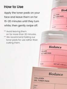 Biodance 60片膠原蛋白凝膠吸油棉片，保濕、滋潤、舒緩與修復，可用作吸油紙或舒緩面膜，包裝，衛生便攜，韓國化妝品 140g/4.94 Oz - 60Pads - 查看 7