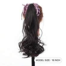 女士优雅紫色玫瑰香蕉夹马尾辫发夹 - 卷曲波浪发圈发夹，适合派对、婚礼、日常 - 打造正式和休闲蓬松发型，派对发饰，花朵发夹，牢固固定 - 彩色 - 查看 5