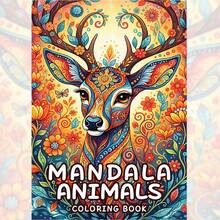 GDTME Mandala Drawing For Adults: A Coloring Book With Intricate Floral And Animal Line Art Mandalas - An Ideal Gift For Valentine's Day, Women's Day, Galentine's Day, Easter, And Back To School Season - Multicolor - View 3
