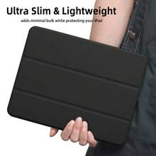 適用於 Redmi Pad 2 11 吋保護殼，三折平殼，全包防摔，智能休眠喚醒，商務黑，Pad SE 11 吋 (2023 型號) 平殼，軟 TPU 背殼三折保護殼，相容於 Honor Pad X8A 11'' / Honor X9A 11.5 吋，相容於 Matepad SE 11''，Matepad 保護殼，相容於 Idea Tab 11 2025，Tab M11 保護殼 - 黑色 - 查看 8
