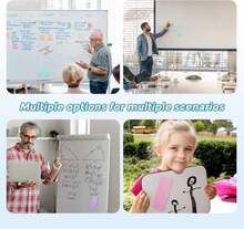 Ddaowanx Whiteboard Eraser, Magnetic Dry Erase Eraser, Glass Board Eraser,School And Office Supplies (4 Pack\/4 Colors) - ColorB - 查看 4