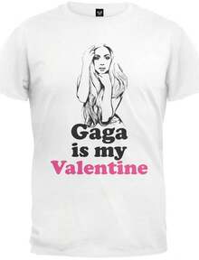 Lady Is My Valentine T-Shirt - 白色 - 查看 1