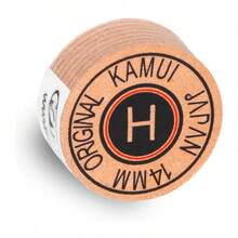 1pc 14mm Professional Billiard/Snooker Cue Tip - High Quality Leather, Durable & Precise, Suitable For Snooker And Pool Cues, With Stitching