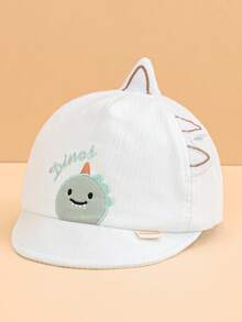 1顶婴儿柔软可爱动物造型透气帽檐棒球帽，舒适防晒，适合6-10个月宝宝春夏佩戴，多种颜色可选，是绝佳的生日礼物。 - 彩色 - 查看 6