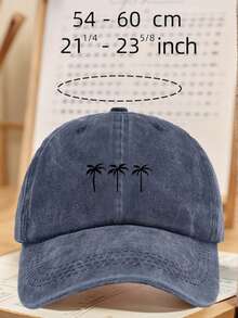 Mũ lưỡi trai unisex in hình "Ba cây dừa" - Thiết kế có thể điều chỉnh, hoàn hảo cho đi bộ đường dài, leo núi, du lịch và các hoạt động thể thao ngoài trời, mùa hè, bãi biển, kỳ nghỉ. - Nhiều màu - Xem 10