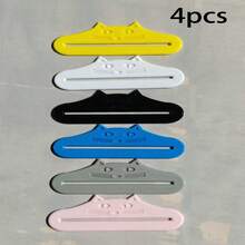 4pcs Cat Food Squeezer Tools, Cat Food Dispenser, Portable Cat-Shaped Paste Squeezer, Ergonomic Handle Design, Durable Plastic Material, Easy To Operate And Clean