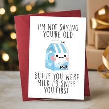 1张趣味爱情生日贺卡 | 含信封，浪漫爱情告白卡，送给男友/女友，可爱甜蜜祝福卡