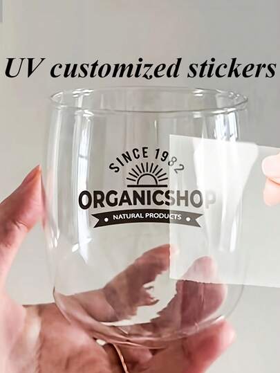 Customized Name Label Stickers, Customizable UV Transfer 3D Stickers, Name Stickers, Customized Stickers, Name Stickers, Date Stickers, DIY Gifts, Handmade, Handwritten, Wedding Stickers, Gift Stickers