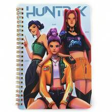 Mattel 1 Set Of Kpop Girl Group Devil Hunter ,Cartoon Cute Cute Cartoon A5 Notebook.A5 Coil Notebook.