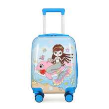 MARKTOMI - ABS Luggage Set (18" + 20") This Set Includes One 20" And One 18" Suitcase, Both Made Of Lightweight And Durable ABS. With Fun Designs And Vibrant Colors, They Are Ideal For Students. Both Have 360° Double Spinner Wheels For Smooth Movement. Unlike Suitcases With Single Wheels, They Glide In All Directions And Are Easy For Students To Maneuver. The Interior Is Compartmentalized And Includes Elastic Straps To Keep Contents Organized. They Also Feature An Adjustable Telescopic Handle And An Integrated Combination Lock. Perfect For Family Trips, School Excursions, And As Carry-On Luggage. - L37-10-58 - 查看 11