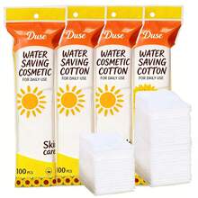 500pcs Ultra-Thin Makeup Remover Pads, Square Face, Lip & Nail Polish Remover Pads, Non-Woven Fabric, Soft & Non-Shedding - Multicolor - View 1