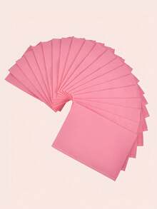 Engångsbordsmattor för nagelkonst, vattentäta dukar med nagelklistermärken, 20 stycken per förpackning. Rosa vikbara nagelmattor i tre lager, lämpliga för nagelsalonger (rosa), nageltillbehör, nagelverktyg, skolstartssäsongen, nagelkonst, nagelverktyg - Rosa - Visa 10