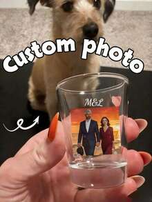 Customized Photo Wine Glass, Personalized With Photo And Text, Photo Wine Glass, Customized Birthday Wine Glass, Multifunctional Wine Glass, Fun Single Party Wine Glass, Party Gift, Newlywed Portrait Wine Glass, Wedding Wine Glass, Girlfriend Travel, Single Party Gift - Multicolor - View 14