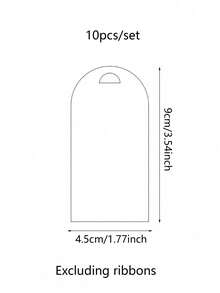 5/10张亚克力婚礼座位卡，优雅拱形设计 - 空白姓名牌，适用于婚礼、新娘送礼会、招待会 - 耐用派对装饰、婚礼礼物、招待会装饰 - 彩色 - 查看 9