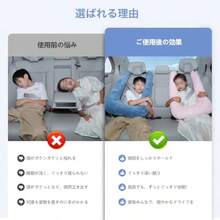 ネックピロー 飛行機 空気 インフレータブル 旅行 首枕 携帯枕 軽量 旅行便利洗濯可 収納袋 電車/飛行機/車などに (高級グレー) - さわやかな青 - チェックする 2