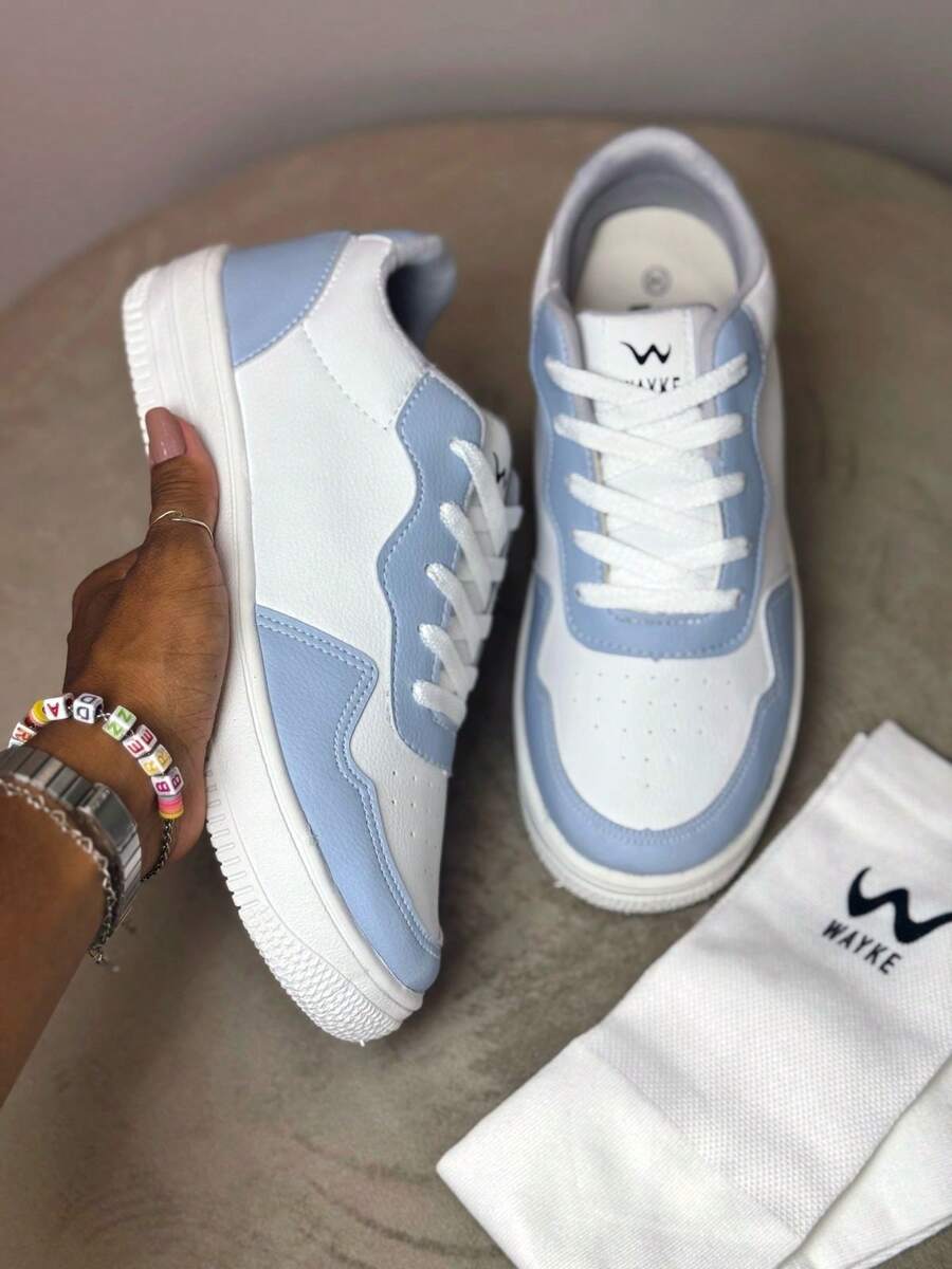 Women Wedge Sneakers - Màu xanh lam - Xem 1