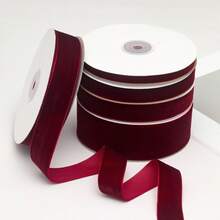 This Durable And Reusable Burgundy Ribbon Is Made Of Sturdy, Long-Lasting Material. It Is Suitable For DIY Crafts, Gift Wrapping, Valentine's Day Decorations, Singles Party Decorations, Birthday Party Decorations, Sewing And Weaving Supplies, Valentine's Day Gift Wrapping Tape, Valentine's Day Flower Wrapping Tape. It Also Makes A Wonderful Gift For Mothers, Girlfriends, Or Couples.