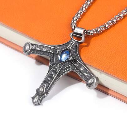 Bloodborne สร้อยคอ ดาบ Hunter Badge Gehrman Cross Edict จี้ สร้อยคอ สำหรับผู้หญิง ผู้ชาย เครื่องประดับ ของขวัญ