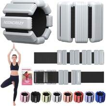 Pilates Wrist Ankle Weights For Women, Wearable Strong Arm & Leg Weights Set Of 2(1 Lb/2.2 Lbs Each), Adjustable Ankle Weights For Walking, Yoga, Dance, Barre, Gym,39834123 - Grey - View 1