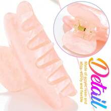 Acrylic Claw Clips Pink Hair Clips Cute Hair Claw Barrettes Medium Nonslip Hair Claw Hair Accessories For Women And Girls (Pack Of 2) (A-Pink&Champagne),39848895 - 香檳色 - 查看 6