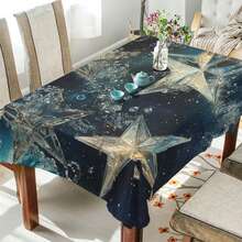 Mantel con patrón de estrellas de cristal - Multicolor - Ver 2