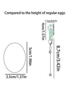 1件套DIY亚克力吸管串珠饰品制作套装，包含迷你龙虾扣、串珠棒和吸管装饰配件，便携式DIY套装，可制作精美串珠和吊坠，是桌面装饰、派对礼品或返校礼物的理想之选。 - 彩色 - 查看 7