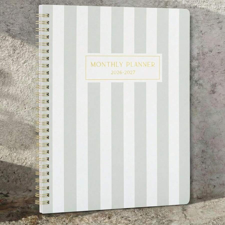 Beautiful 2026-2027 Monthly Planner - To Do List Notebook That Easily ...