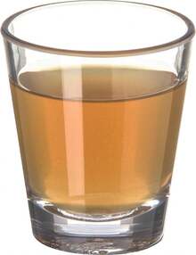 Alibi Round Glass Clear Glass For Restaurants, Catering, Kitchens, Plastic, 1.8 Ounces, Clear - Multicolor - View 2