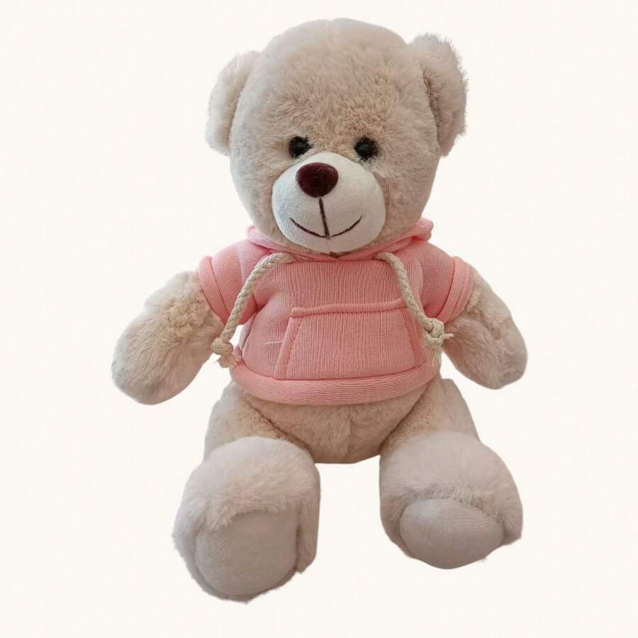Muñeco Oso de Peluche con Sudadera estilo Kawaii 20 cm Suave Cute Oso de Peluche Zorro de Peluche Panda de Peluche Rana de Peluche Perrito de Peluche Muñeco Plush Animal Tierno Bonito Regalo Novia Regalo Novio Regalo Niño Regalo Niña Regalo Bebé Detalle Romántico Cumpleaños San Valentín Día del Niño Decoración Cuarto Decoración Recámara Decoración Infantil Decoración Aesthetic Peluche Pequeño Peluche Mediano Juguete Suave Juguete de Peluche Plush Toy Cute Plush Kawaii Plush Teddy Bear Animal Plush Peluche Económico Peluche Barato Peluche Bonito Peluche Suavecito Peluche para Dormir Peluche para Abrazar Peluche Coleccionable Peluche Moderno Peluche Minimalista Peluche Coreano Peluche Japonés Peluche Regalo Original Peluche Regalo Bonito - Rosa - Ver 1