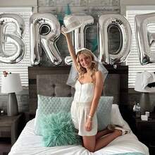 准新娘绶带头纱单身派对配饰、新娘送礼会装饰、新娘订婚礼物