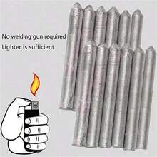 3/12pcs Home Use Low Melting Point Welding Rods, Suitable For Stainless Steel, Copper, Iron, Aluminum And Other Materials, Can Be Used For Welding Water Tanks And Pipes, Durable, No Battery Required, Welding Accessories, Pipe Welding, Fashionable Metal Surface, High-Quality Metal Material, No Battery Required, Welding Rods, Welding Accessories, Welding Tools - Multicolor - View 3