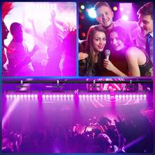 Bañador de pared LED RGBW 4 en 1 de 60 W, luces de escenario con control DMX y activación automática por sonido, iluminación de pared regulable para Navidad, iglesias, clubes nocturnos, discotecas, bodas y bares. - Tipo de Enchufe B USA (110-127V) - Ver 10