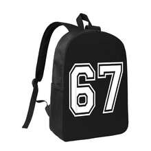 Funny Six Seven  Ee   Backpack Schoolbag Large Capacity Laptop Backpack Travel Backpacks Xas Gifts - 17 X 5.1 X 12.6 Inch - View 1