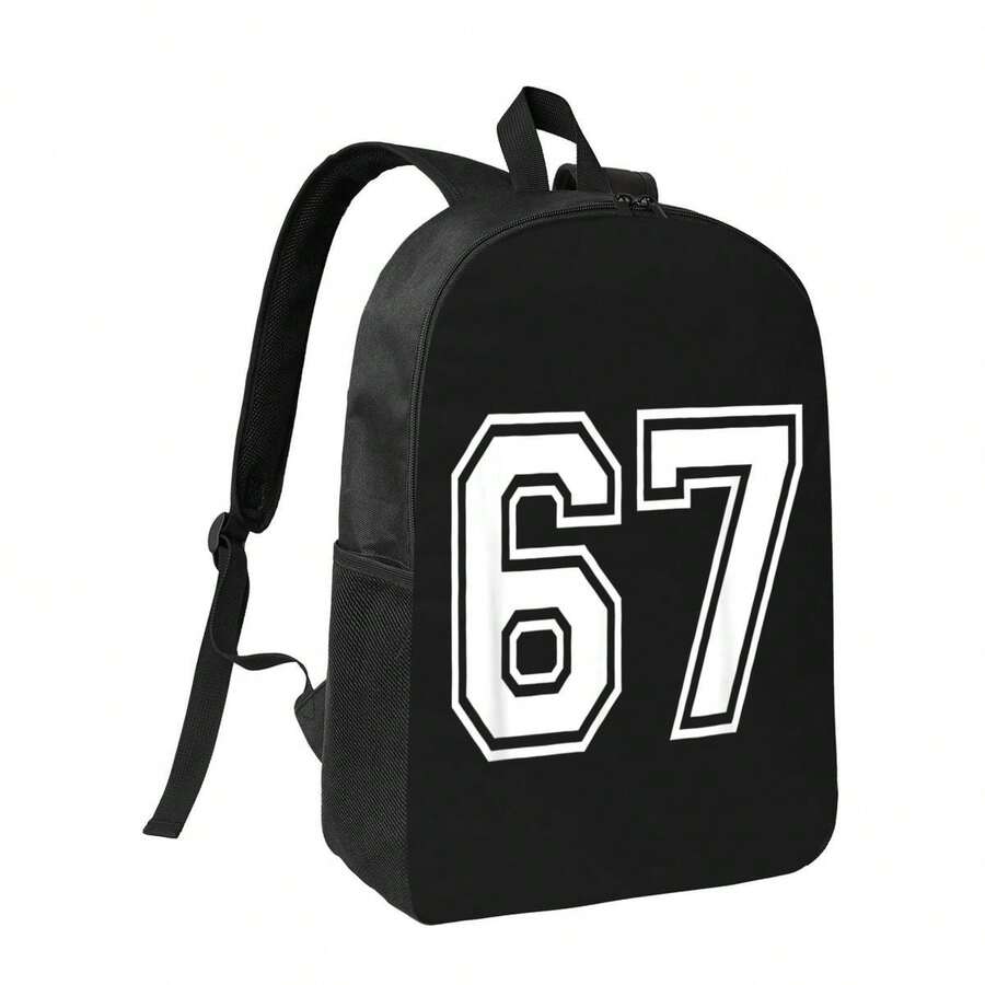 Funny Six Seven Ee Backpack Schoolbag Large Capacity Laptop Backpack Travel Backpacks Xas Gifts - 17 X 5.1 X 12.6 Inch - View 1