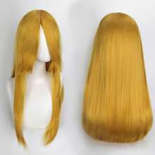 Karida 60cm/24inch Extra Long Straight Synthetic Hair Wig With Bangs, Colorful, Suitable For Daily Use, Cosplay, Halloween, Christmas, St. Patrick's Day And Other Costume Parties - Multicolor - View 46