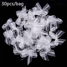 30pcs/Pack Ivory Mesh Lace Bowknot Decorations For Lingerie, Socks, Apparel, Shoes, Bags, Nail Art, DIY Clothing & Jewelry Making - 30pcs/pack - View 6