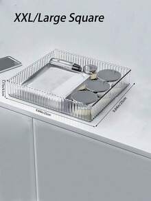 1pc/6/10pcs Elegant Acrylic Makeup Storage Box For Vanity - Versatile Drawer Organizer For Eyeshadow, Skincare, And Cosmetics - Perfect For Autumn And Holiday Decor, Ideal For Bedroom And Home Organization, Enhance Your Space With Stylish Fall And Festival Touches, Great For Christmas, Thanksgiving, New Year, And Valentine's Day Celebrations - Clear - View 23