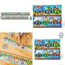 & Doug  Jumbo Jigsaw Floor Puzzle (27 Pcs, 10 Feet Long) - FSC Certified(Alphabet Express) - Multicolor - View 1