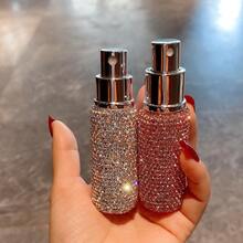 Set Of 2 Refillable 10ml Rhinestone Perfume Atomizers: Mini Travel Atomizer Bottles For Carrying Fragrances. - Multicolor - View 2