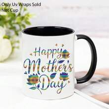 12pcs Set Mothers Day Colorful Flowers Picture Mug Stickers, Slim Glass Cup UV DTF Colorful Design High-Adhesive High Quality DIY Art Supplies For Art & Crafts Stickers Tumblers Happy Mothers Day - Multicolor - View 11