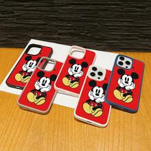Mickey Mouse Clubhouse Character Patterned Phone Case Featuring A Joyful Design. Mickey Mouse, Minnie Mouse, Donald Duck, Daisy Duck, Goofy Dog, Compatible With IPhone 17, 17 ProMax, 17 Pro, 17 Air, 16, 15, 14, 13, 12 Pro 11 XsMax Xs Xr X And Galaxy Models, With Shockproof Protection And Magnetic Case. A Fun Gift For Disney Fans ,Mickey Fans, Family, Friends, Birthdays, Holidays, And Special Occasions. A Delightful Addition To Your Phone Accessories. - Blue - View 4