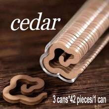 1盒，42片不粘吉祥云香粉，木质，每片燃烧约30分钟，罐装香片，持久去除室内异味，多种香味可选，适合作为生日、毕业礼物等。