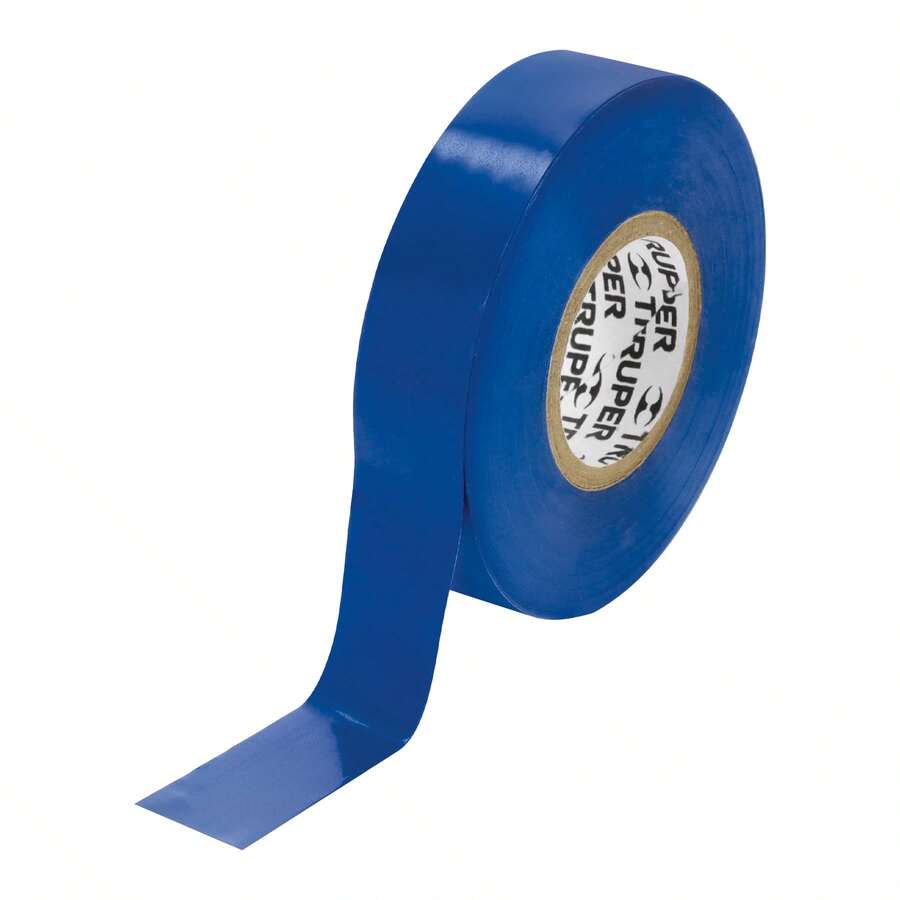 CINTA DE AISLAR 18M X19MM PARA INSTALACIONES ELECTRICAS OFICINA Y HOGAR - Azul - Ver 1