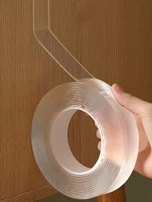 393.7 Inch Extra Thick Double-Sided Tape, Transparent No Residue Adhesive, Suitable For Plastic, Wood, Glass And Metal, Made Of High Viscosity PE Material - Multicolor - View 5