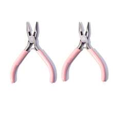 High Quality Carbon Steel Round Nose Serrated Jewelry Pliers - Pink, Ideal For DIY Beading And Crafting - Multicolor - View 10