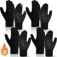1 Paar hitzebeständige Handschuhe - wasserdicht, touchscreen kompatibel, Wärmeschutz für Herren - geeignet für Wintersport, Radfahren, Skifahren und Outdoor-Aktivitäten