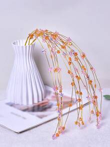 1件精美仿真星形装饰花束花瓶填充物DIY工艺品室内房间桌面装饰壁挂 - 彩色 - 查看 2